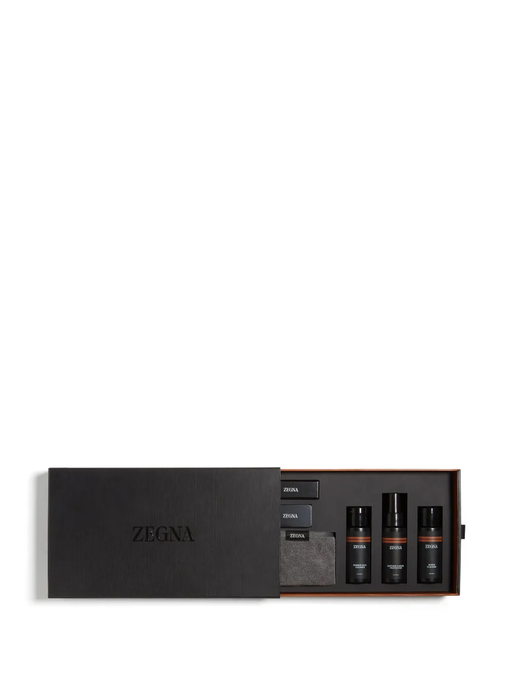Zegna Triple Stitch™ verzorgingsset Zwart