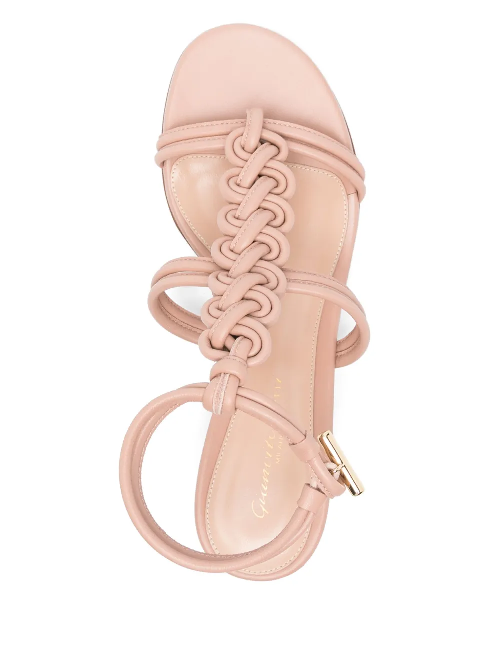 Gianvito Rossi 45 mm Capua sandalen Bruin