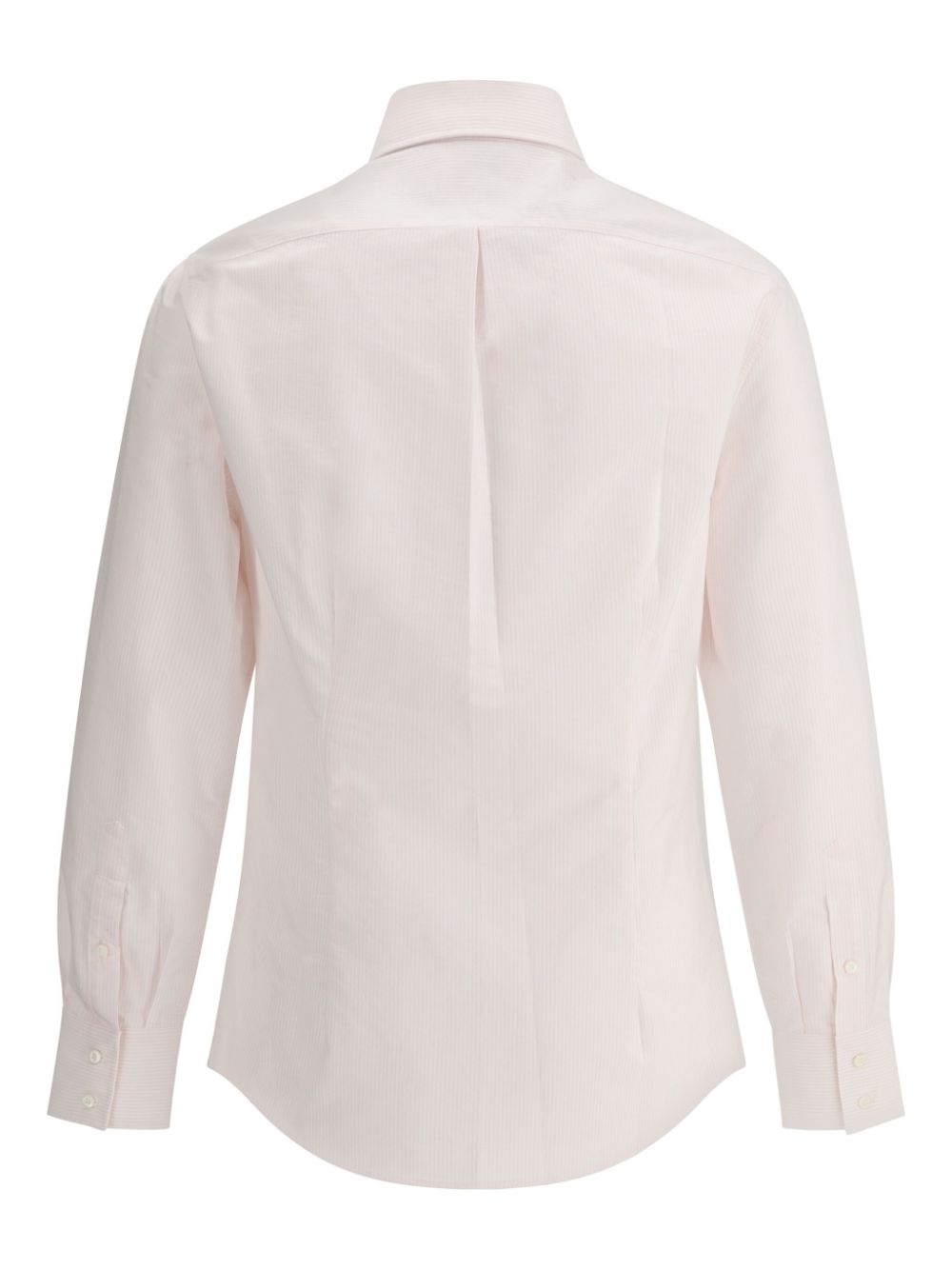 Brunello Cucinelli striped cotton shirt - Roze