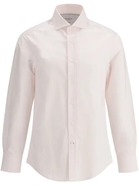 Brunello Cucinelli striped cotton shirt