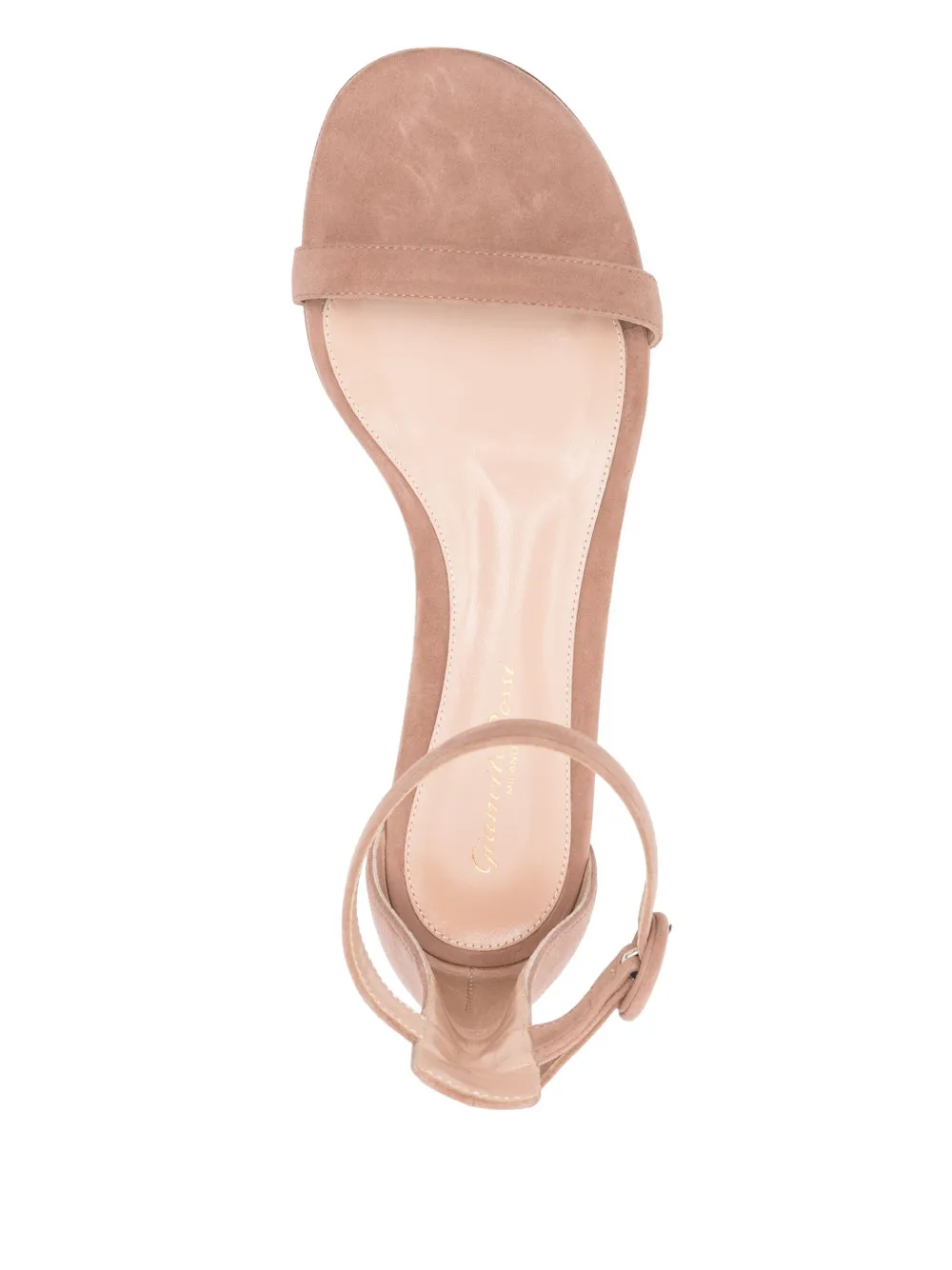 Gianvito Rossi Suède sandalen Beige