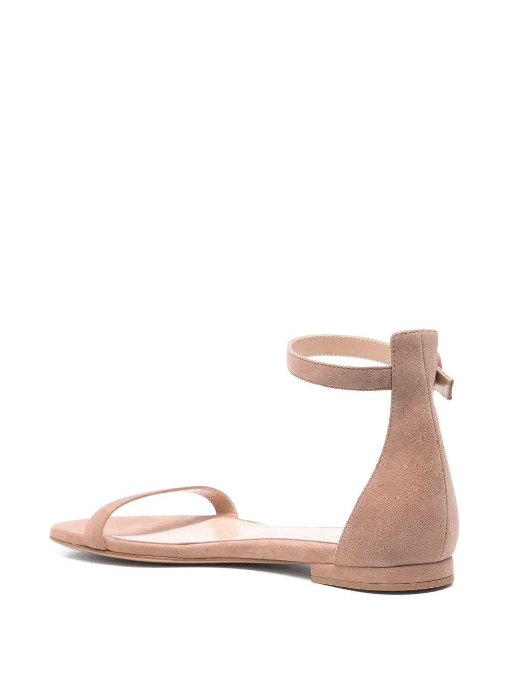 Gianvito Rossi Suède sandalen Beige