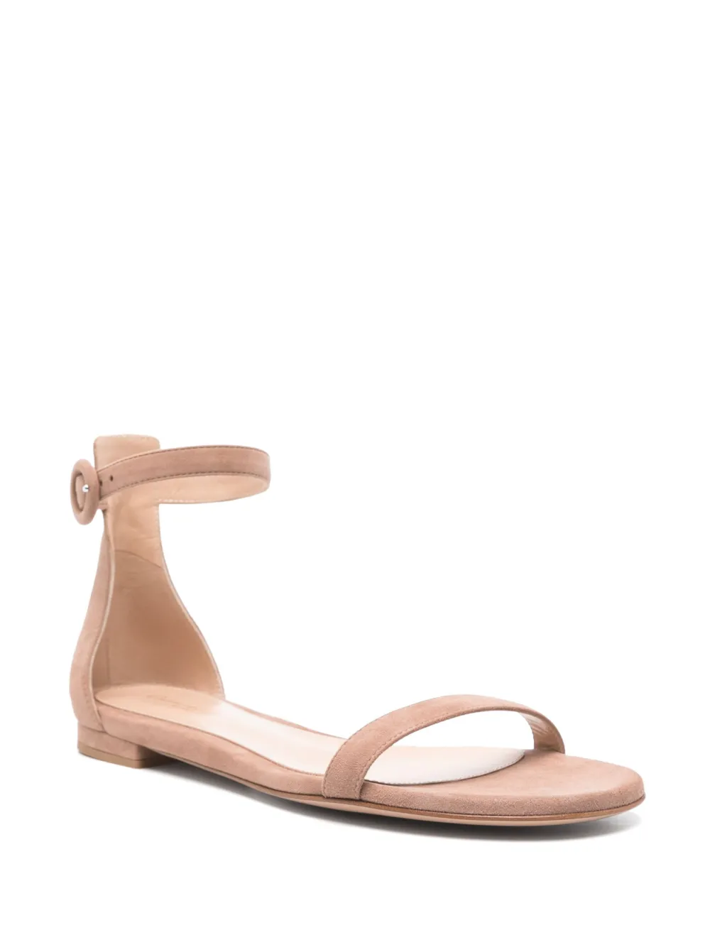 Gianvito Rossi Suède sandalen - Beige