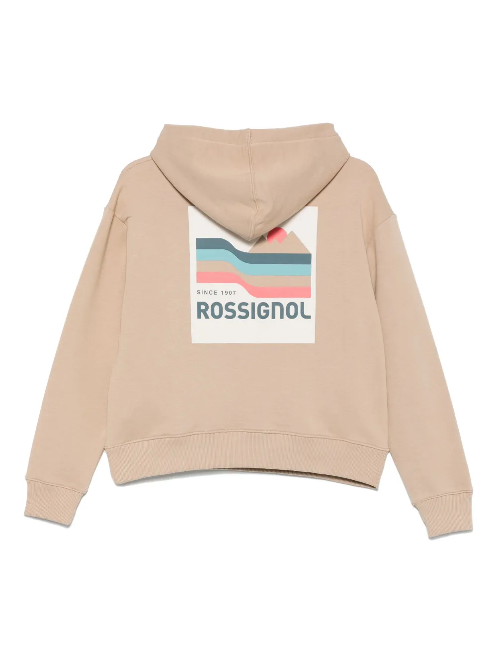 Rossignol logo-print hoodie - Bruin