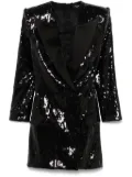 Balmain sequinned mini dress - Black