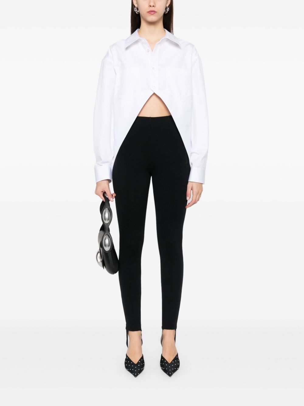 Alexander Wang Blouse met split - Wit