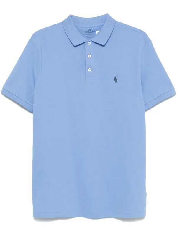 Polo Ralph Lauren Camisa Polo Com Bordado Polo Pony | Azul