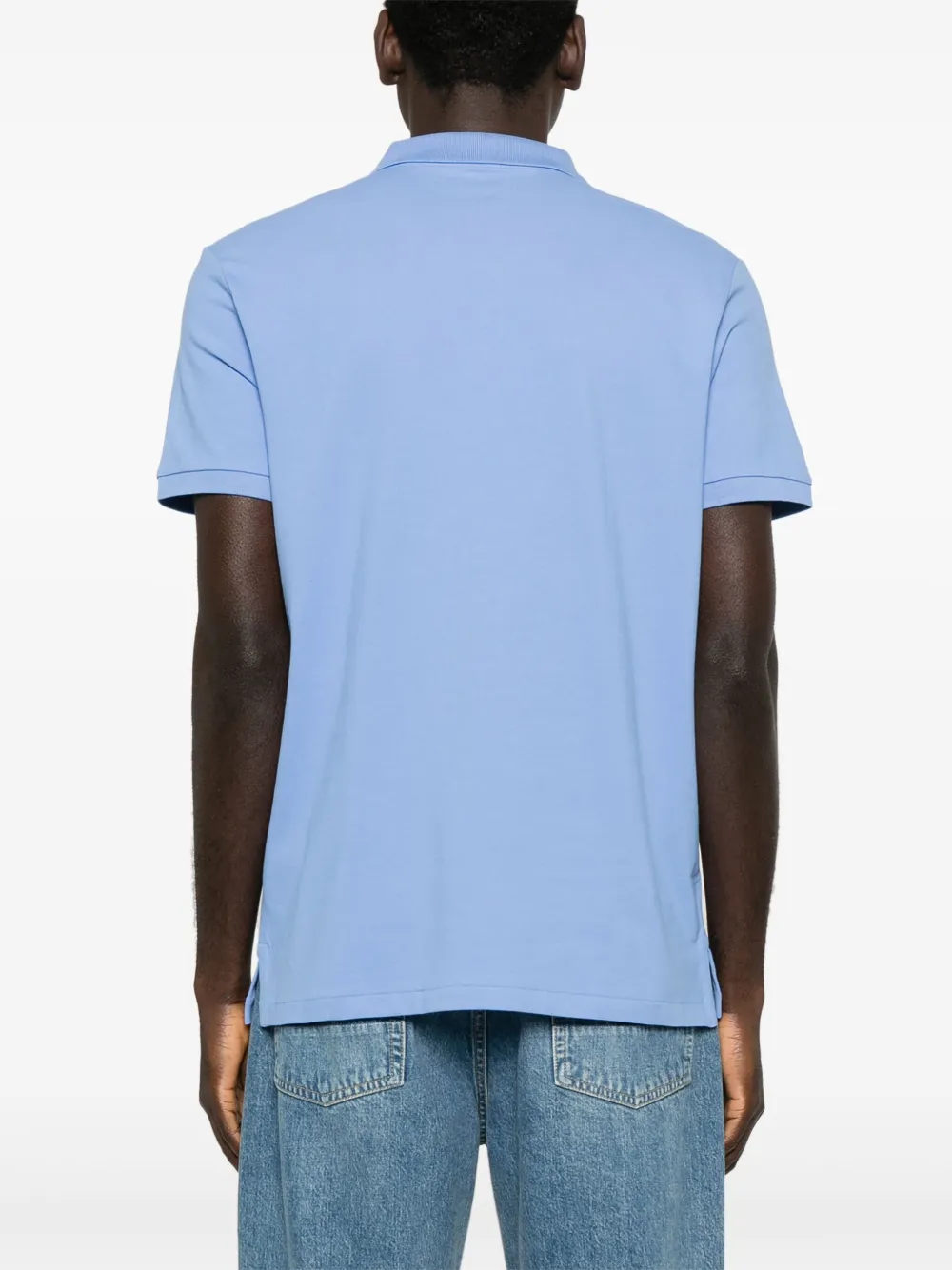 Polo Ralph Lauren Polo Pony-embroidered Polo Shirt In Blue
