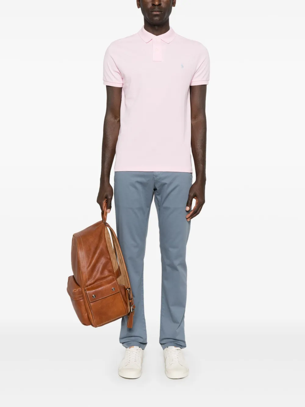 Polo Ralph Lauren Poloshirt met borduurwerk Roze