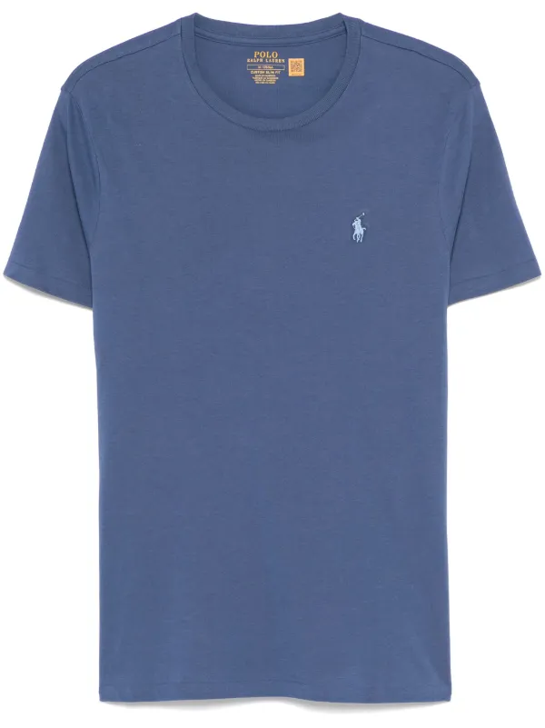 Polo Ralph Lauren Polo Pony-embroidered T-shirt Blue FARFETCH IN