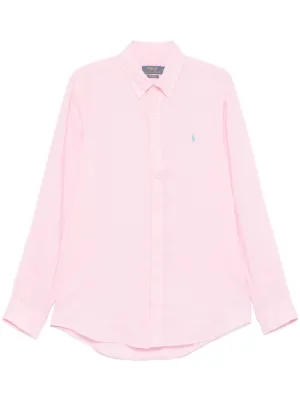 Polo Ralph Lauren リネンシャツ | ピンク | FARFETCH JP