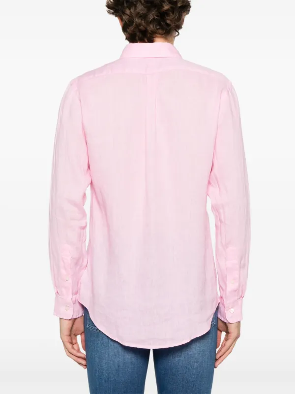 Polo Ralph Lauren ロゴ シャツ | ピンク | FARFETCH JP