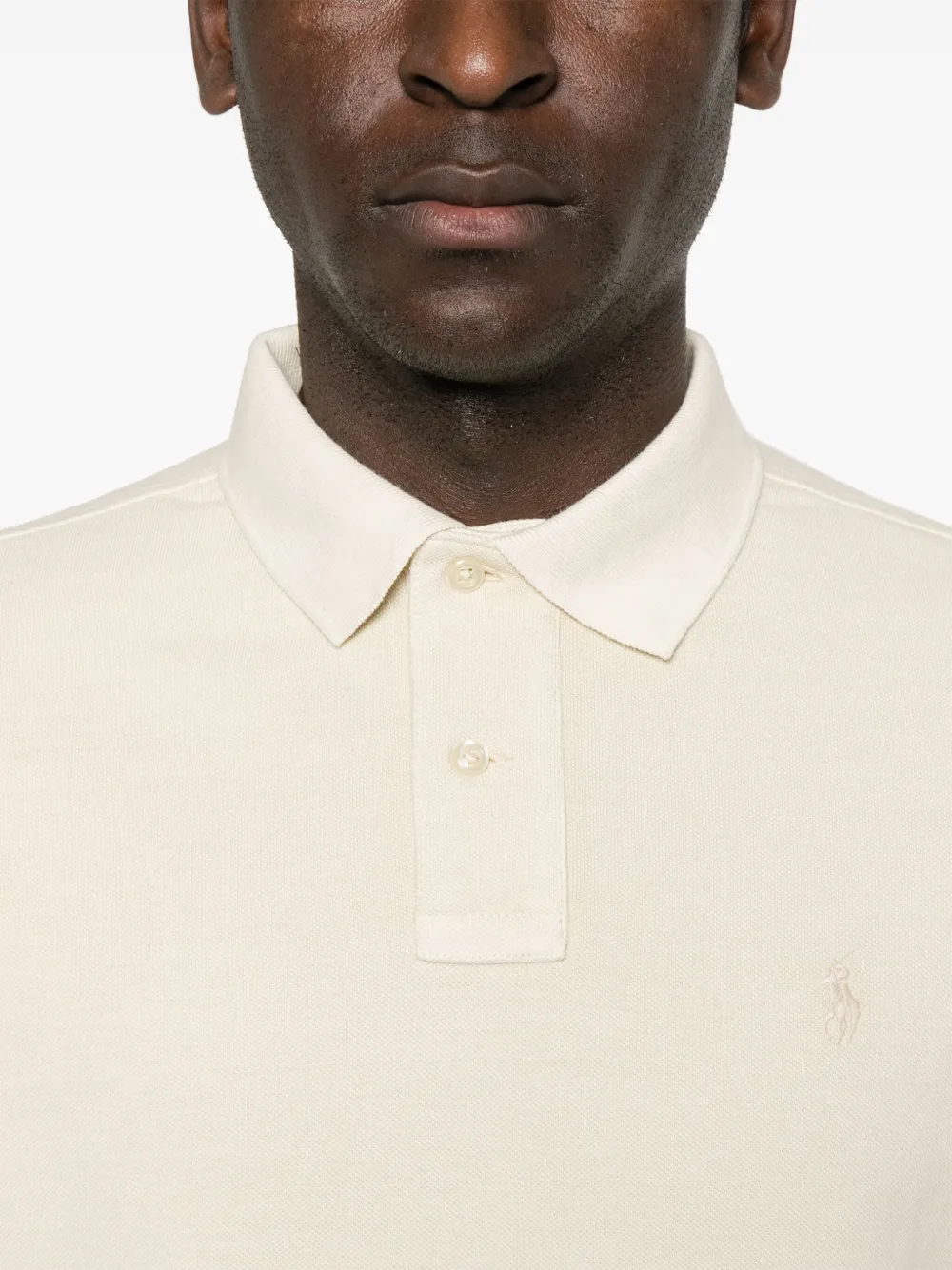 Polo Ralph Lauren Poloshirt met borduurwerk Beige