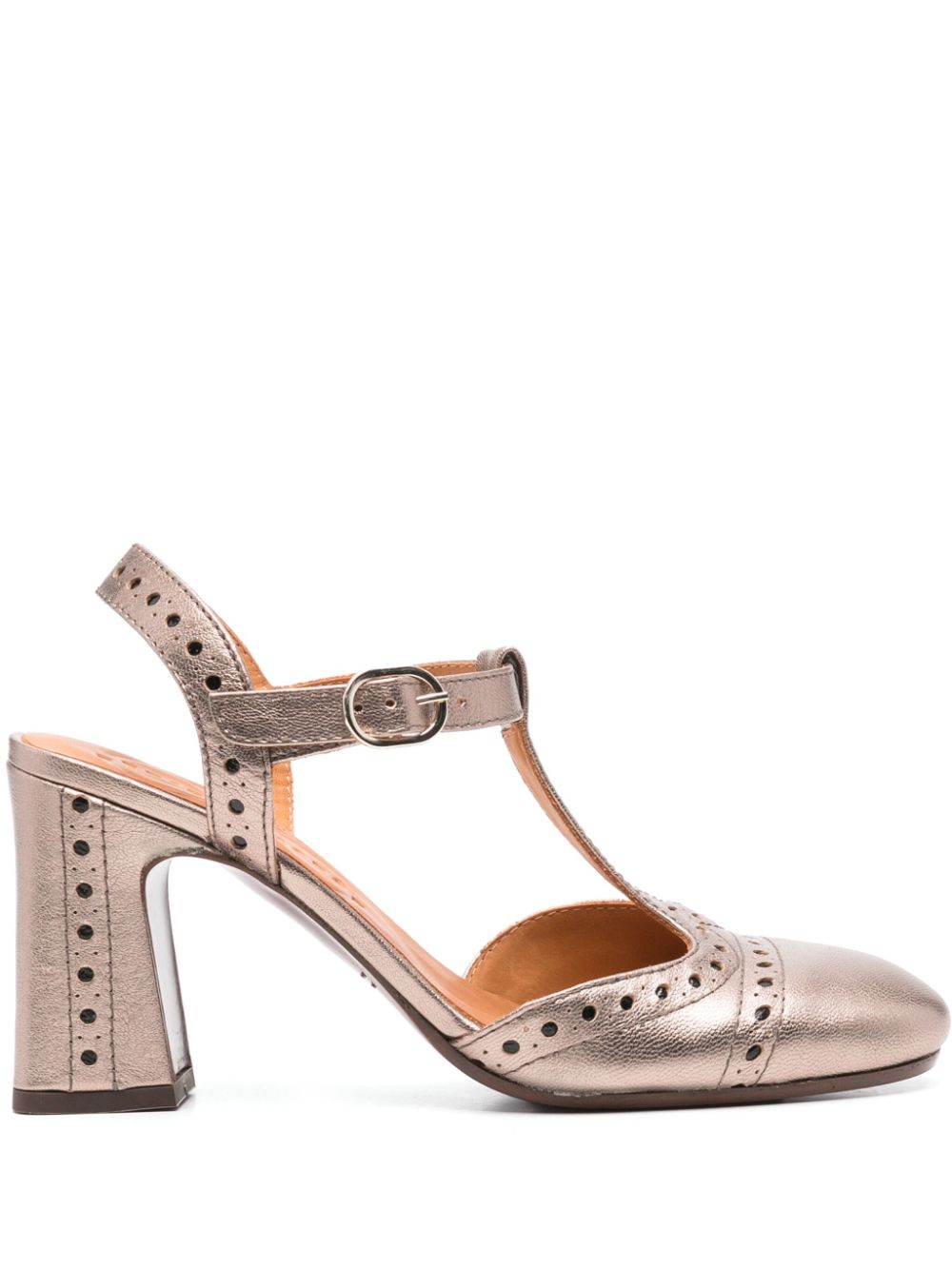 Chie Mihara 85mm Mira46 sandals - Gold