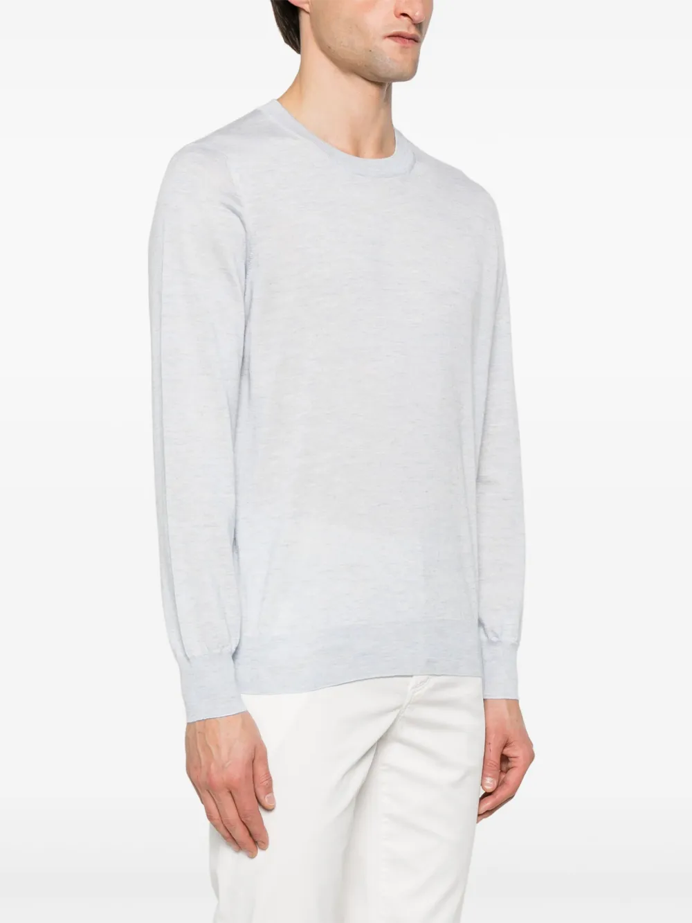Brunello Cucinelli Fijngebreide trui Blauw