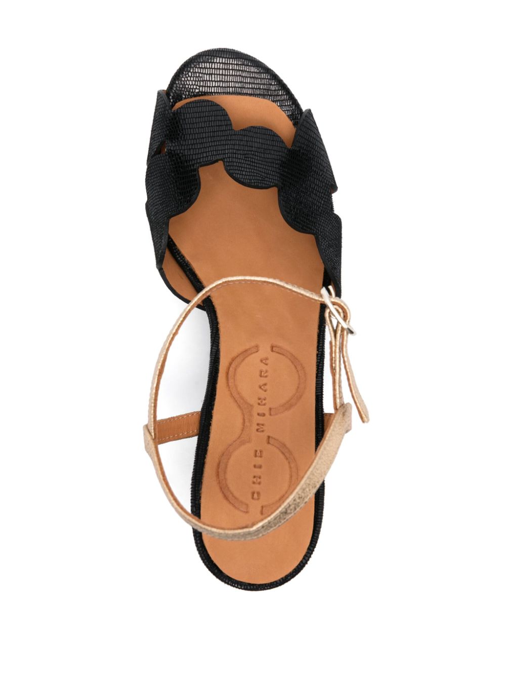 Chie Mihara 85 mm Kelis sandalen Zwart