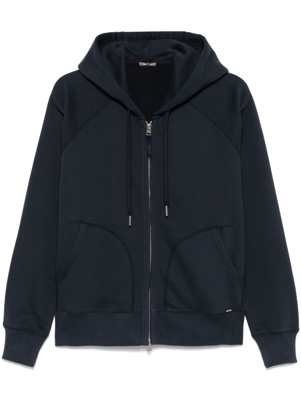 TOM FORD Hoodie met rits Blauw