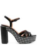 Chie Mihara 120mm Jynko sandals - Black