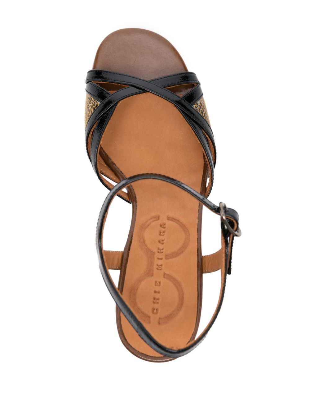 Chie Mihara 95 mm Bemon sandalen Zwart