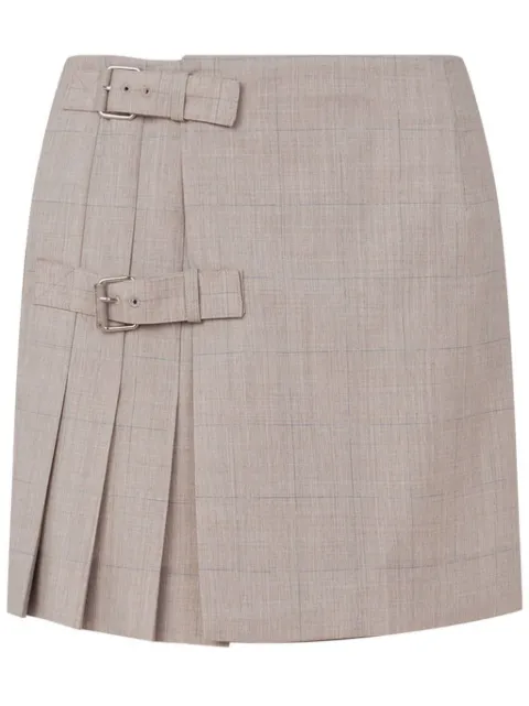 Moschino checked mini skirt