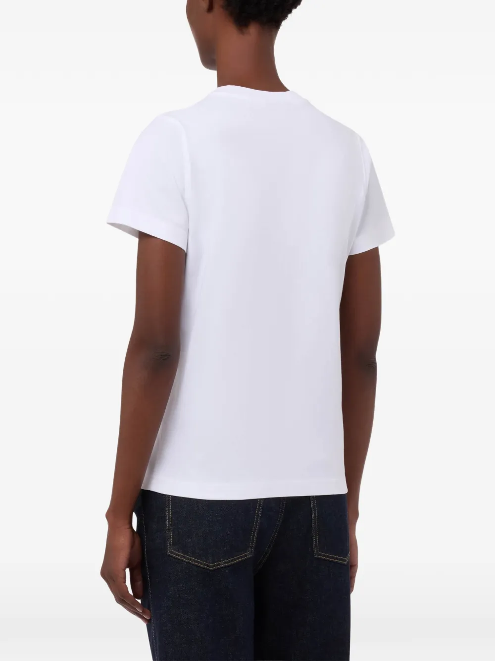 Moschino T-shirt met print Wit