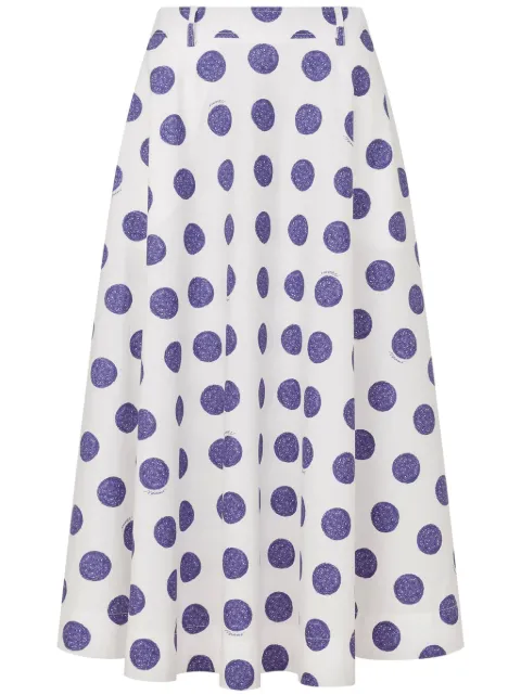 Moschino polka-dot midi skirt