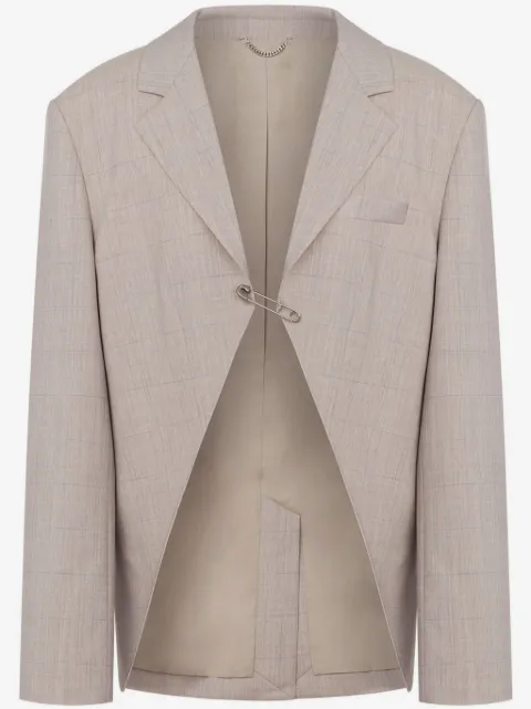 Moschino checked blazer
