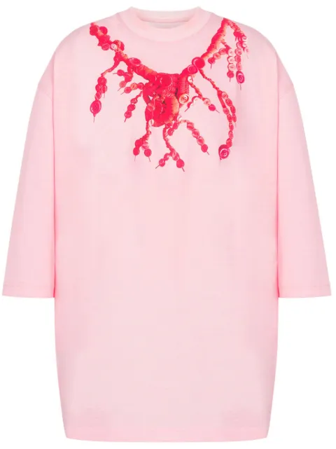 Moschino x Judy Blame necklace-print T-shirt