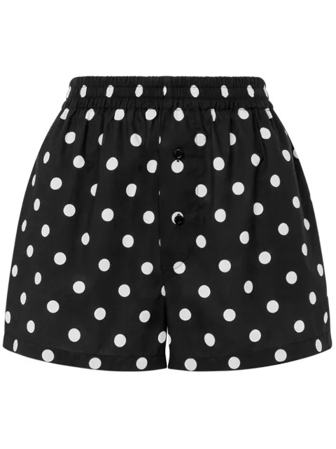 Moschino shorts con lunares estampados