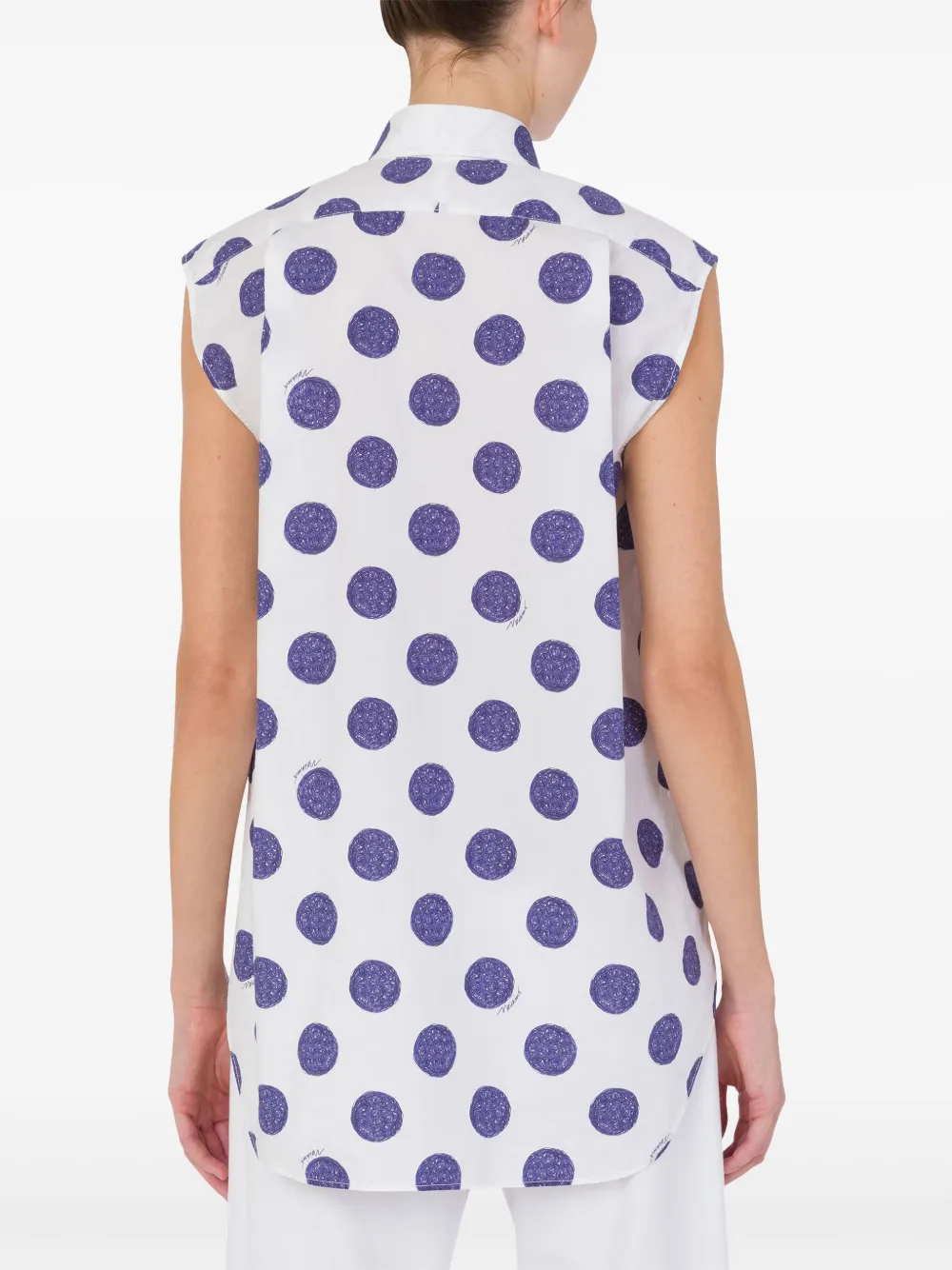 Moschino Overhemd met stippen Wit