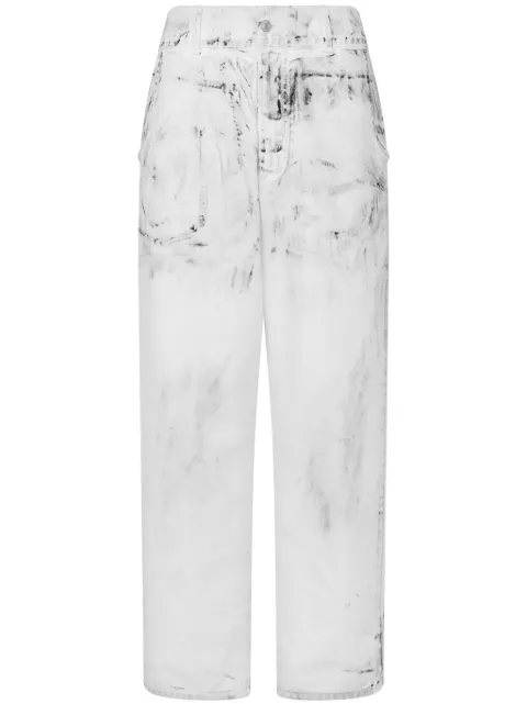 Moschino distressed-effect jeans
