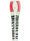 Moschino graphic-print leggings - White