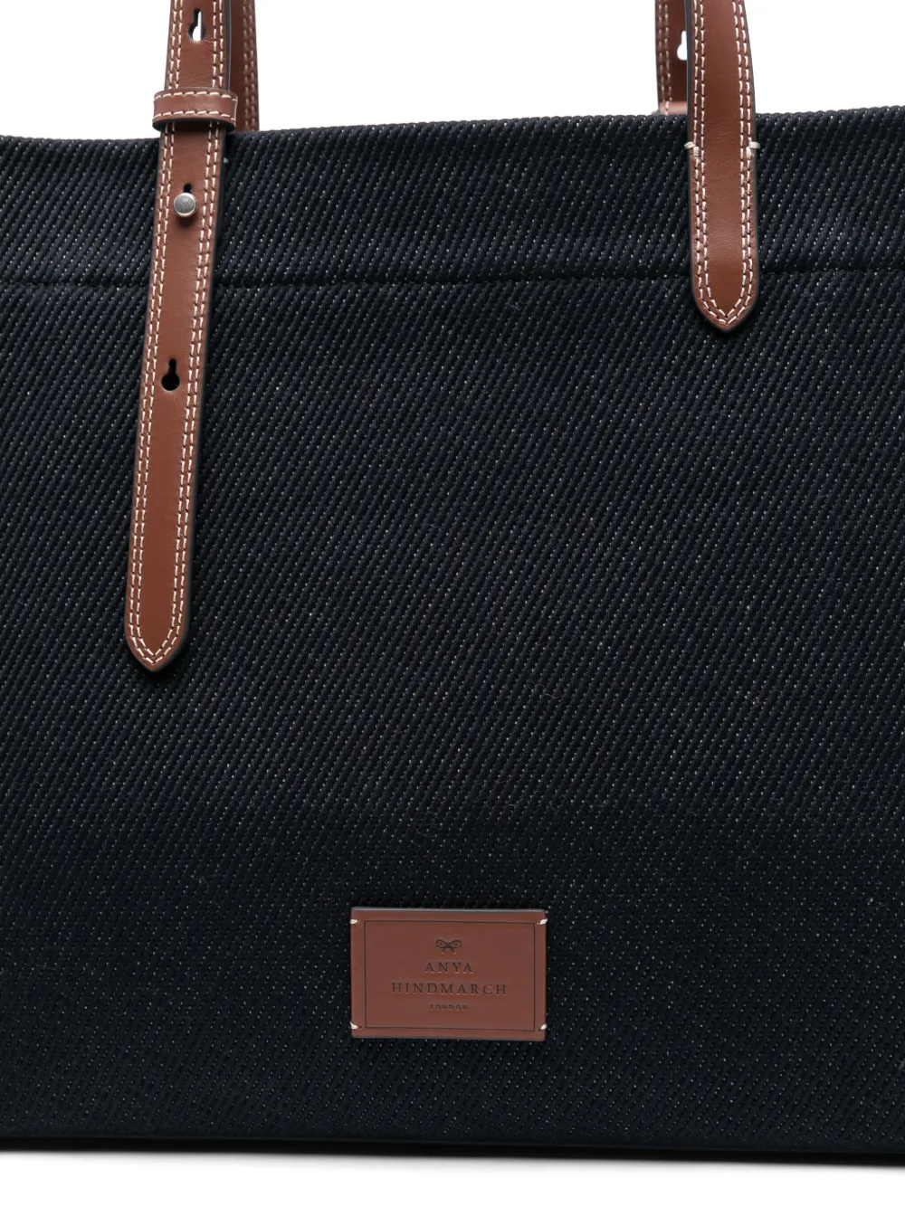 Shop Anya Hindmarch E/w Eyes Tote Bag In Blue