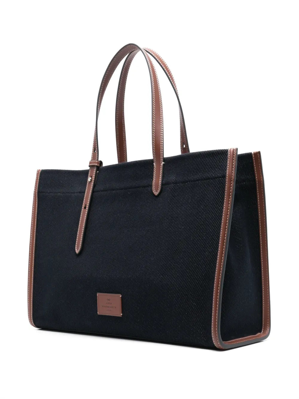 Shop Anya Hindmarch E/w Eyes Tote Bag In Blue