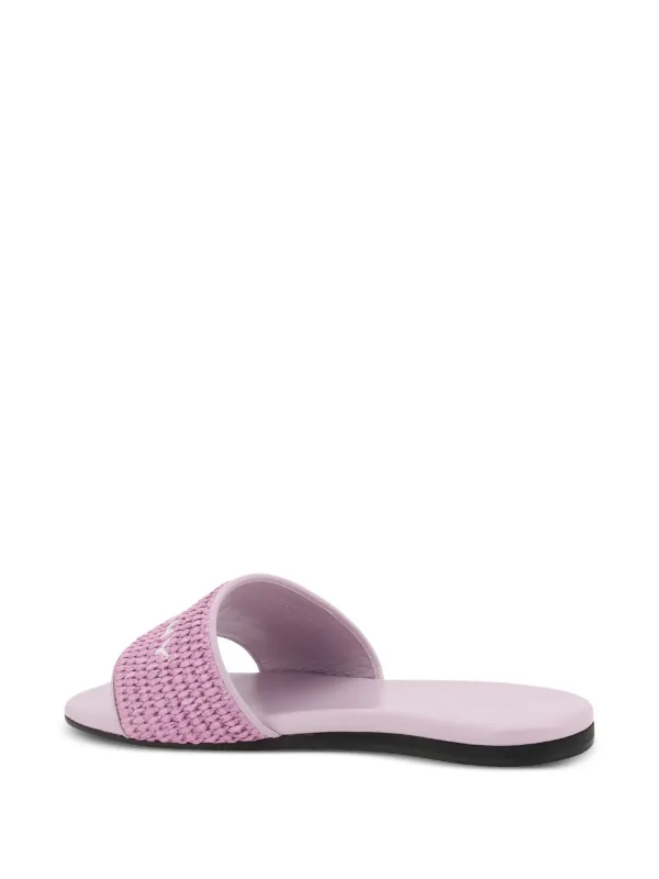 logo-print leather low-top sneakers