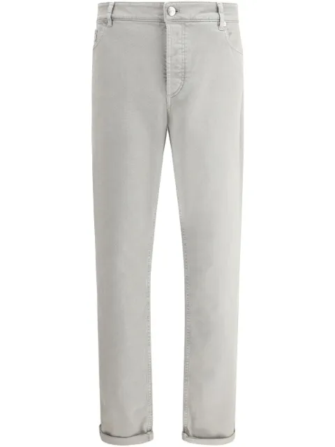 Brunello Cucinelli appliqué straight-leg trousers