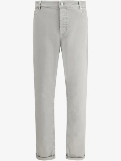 Brunello Cucinelli pantalones rectos con apliques