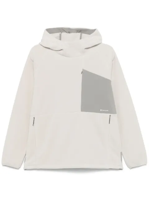 Snow Peak hoodie afelpada con doble cara