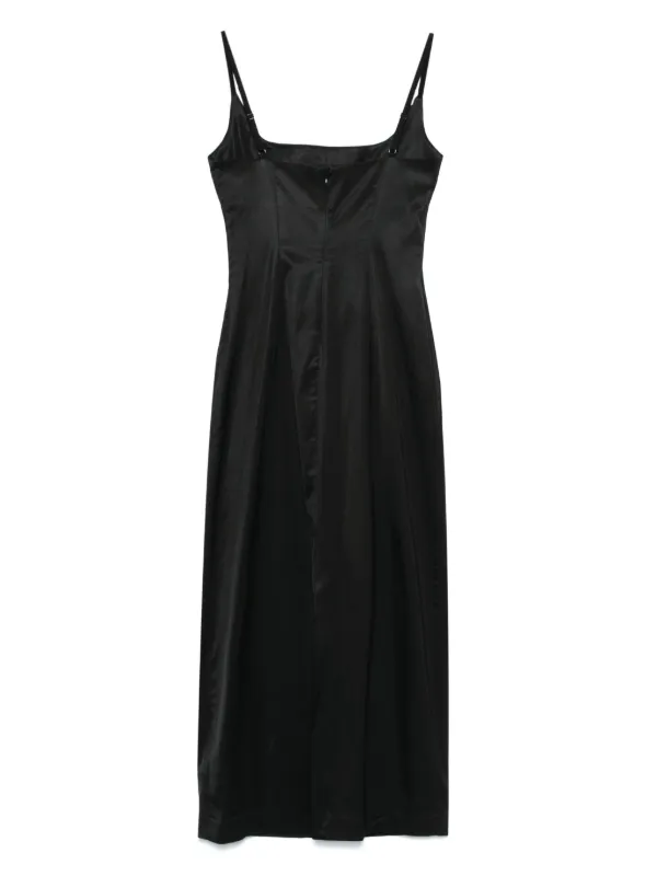 knee length dresses for ladies Black Stella Dress