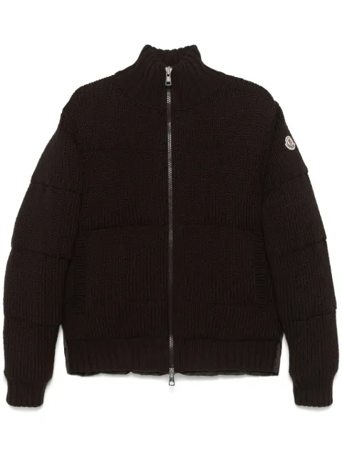 Moncler chamarra con parche del logo