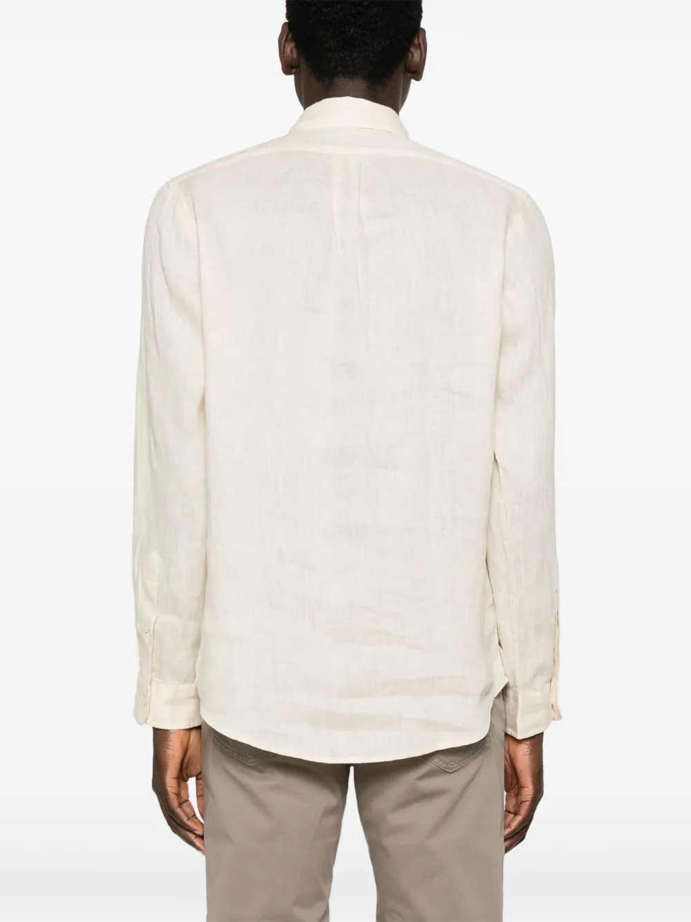 Polo Ralph Lauren Overhemd met borduurwerk Beige