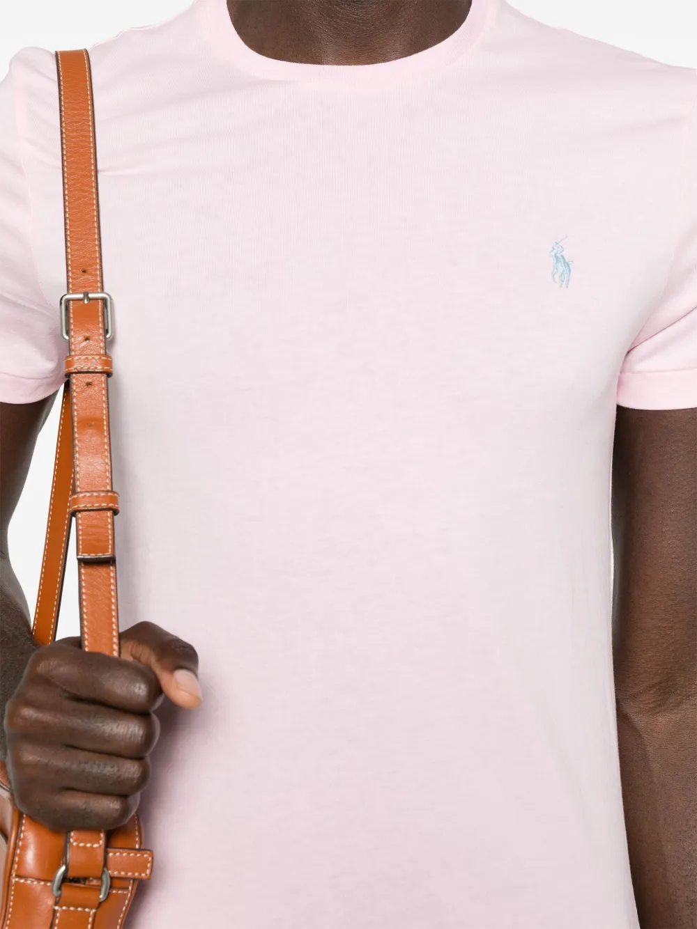 Polo Ralph Lauren T-shirt met borduurwerk Roze