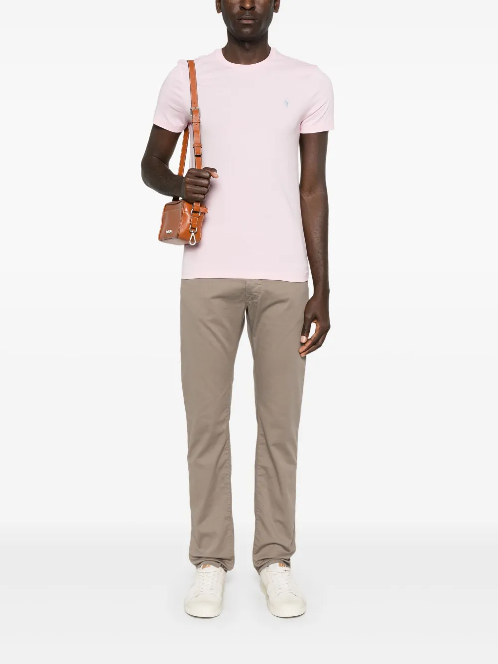 Polo Ralph Lauren T-shirt met borduurwerk Roze