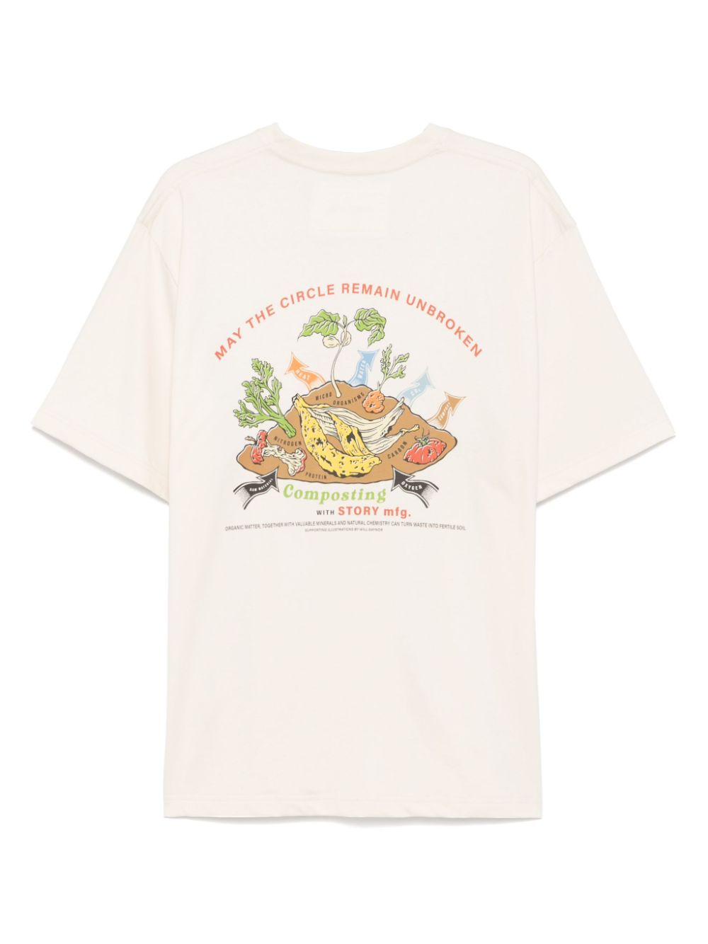 STORY mfg. Grateful T-shirt - Beige