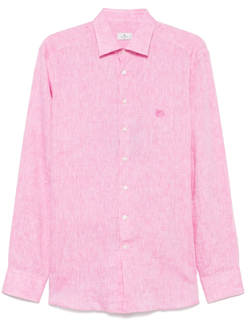 ETRO Pegaso-embroidered shirt | Pink | Image 1