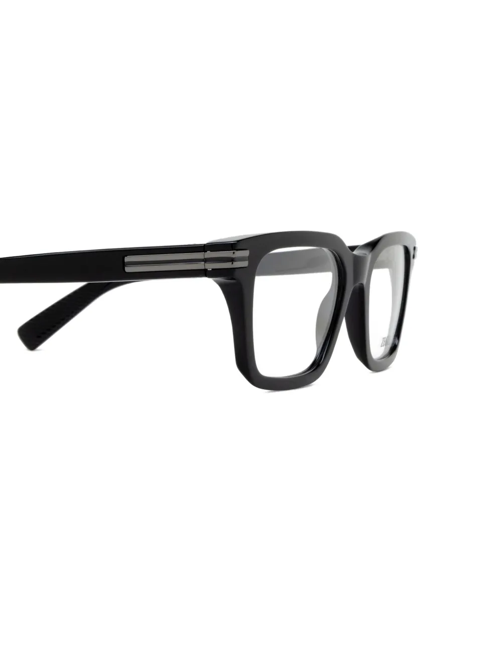 Zegna Bril met vierkant montuur Zwart