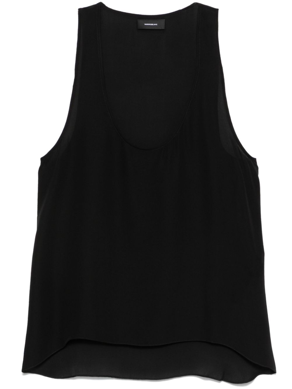 WARDROBE.NYC silk tank top - Black