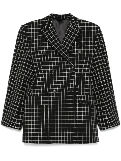 WARDROBE.NYC check-pattern blazer