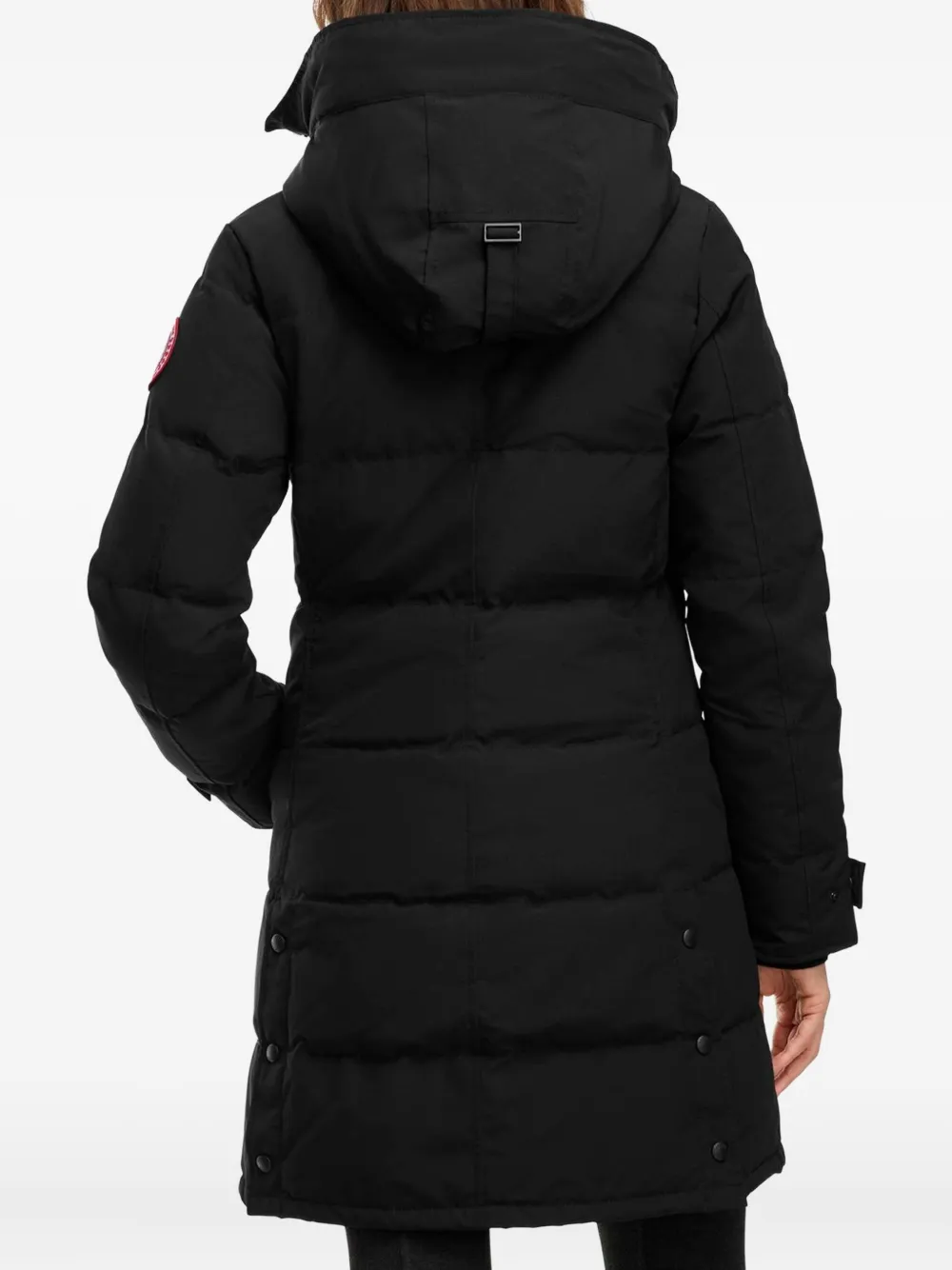Canada Goose Shelburne Hooded Quilted Parka In Black
