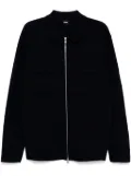 AMIRI wool zip-up cardigan - Blue